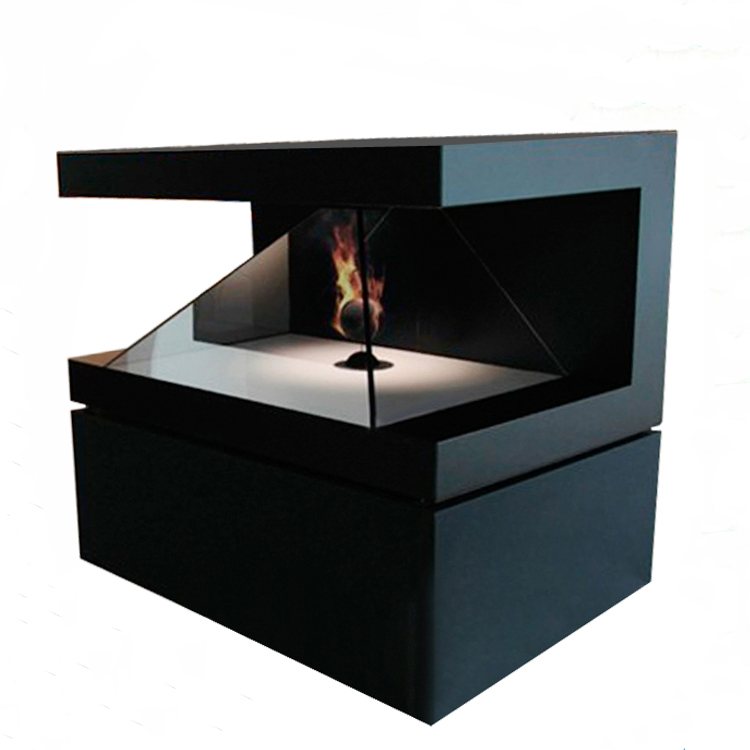 裸眼3D全息展示柜19寸-86寸270度桌面3D投影仪金字塔成像带帽全息展示柜